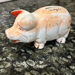 Vintage Japan Porcelain Piggy Bank 🐖